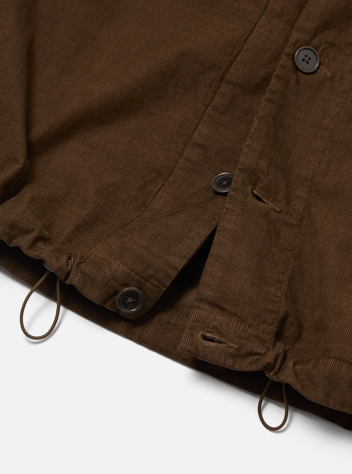Khaki Summer Cord Tech Overshirt
