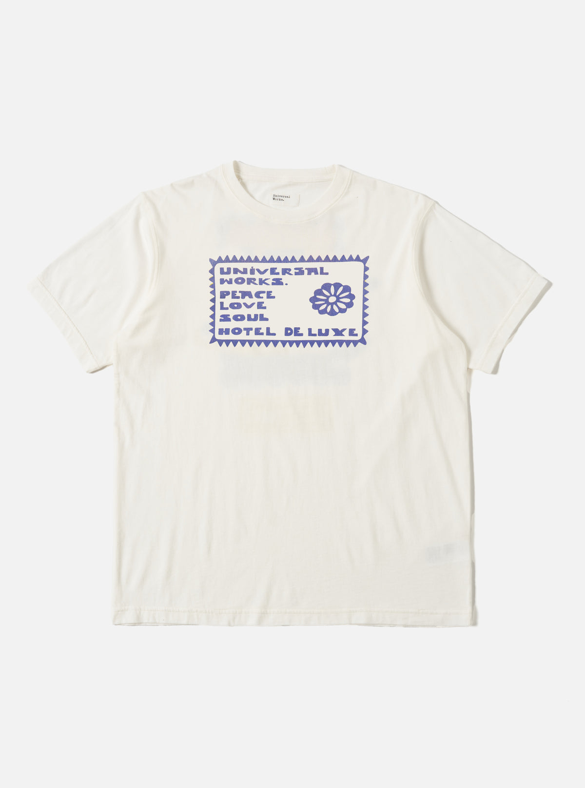Ecru/Yellow Single Jersey Pickup Print Tee