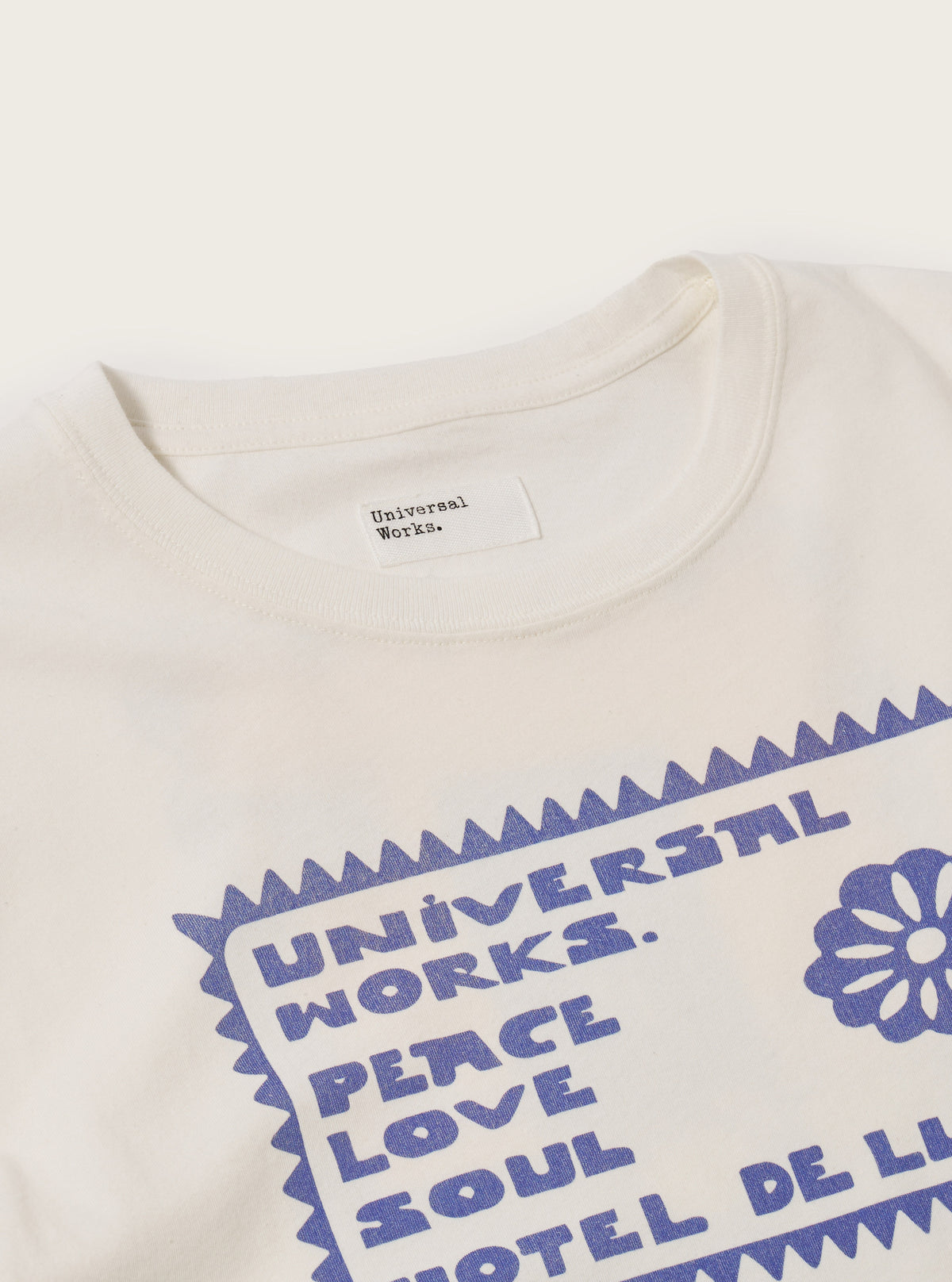 Ecru/Yellow Single Jersey Pickup Print Tee