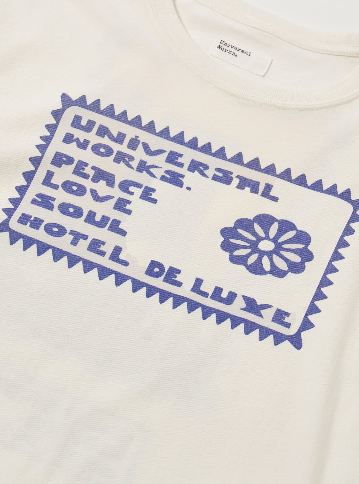 Ecru/Yellow Single Jersey Pickup Print Tee