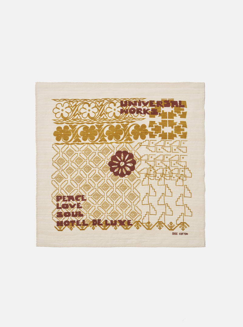 Ecru Acapulco Weave Kingsman Neckerchief