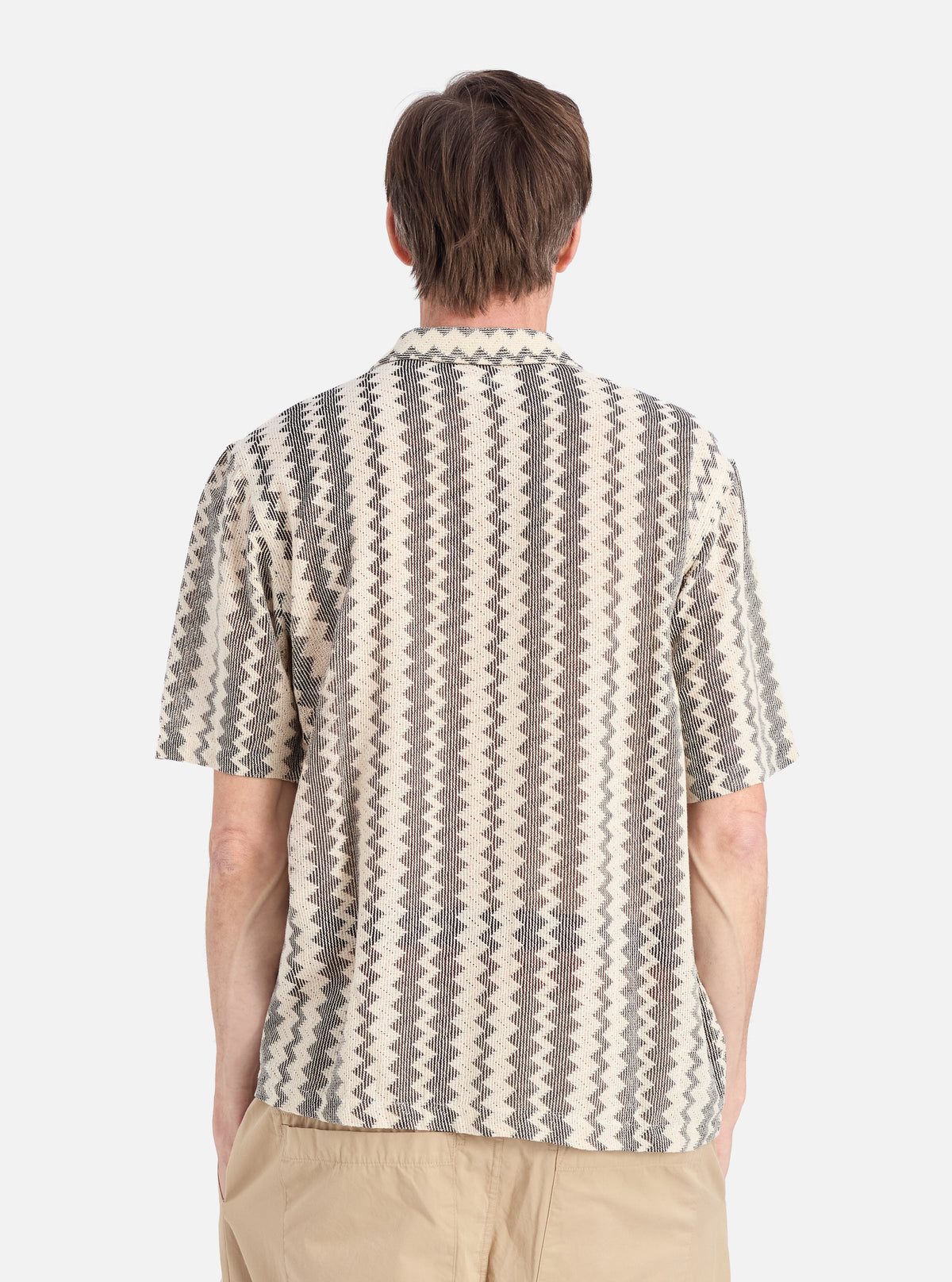 Charcoal Cotton Lattice Road Shirt