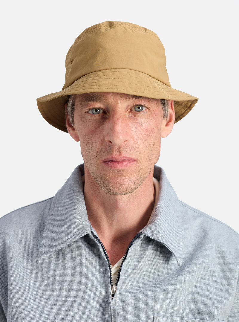 Dark Sand Peach Recycled Nylon Beach Hat