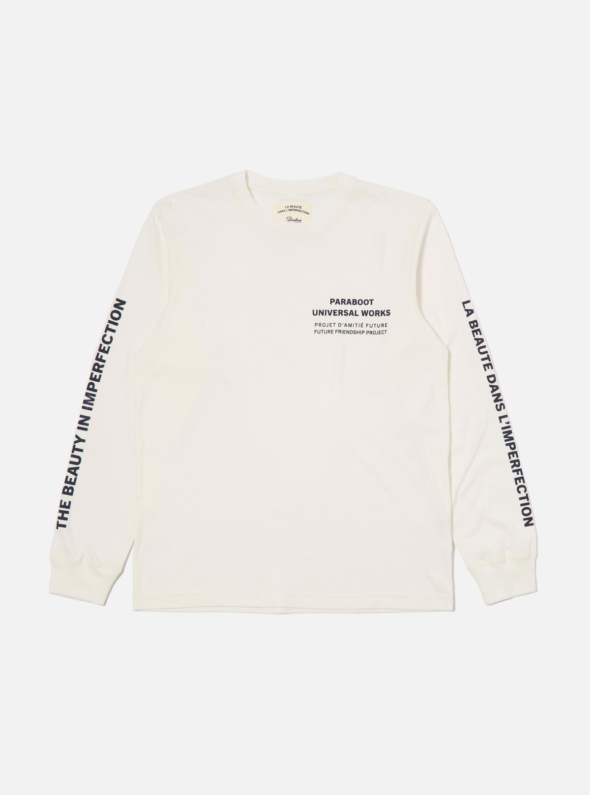 Paraboot x Universal Works Ecru Single Jersey Long Sleeve Tee
