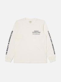 Paraboot x Universal Works Ecru Single Jersey Long Sleeve Tee
