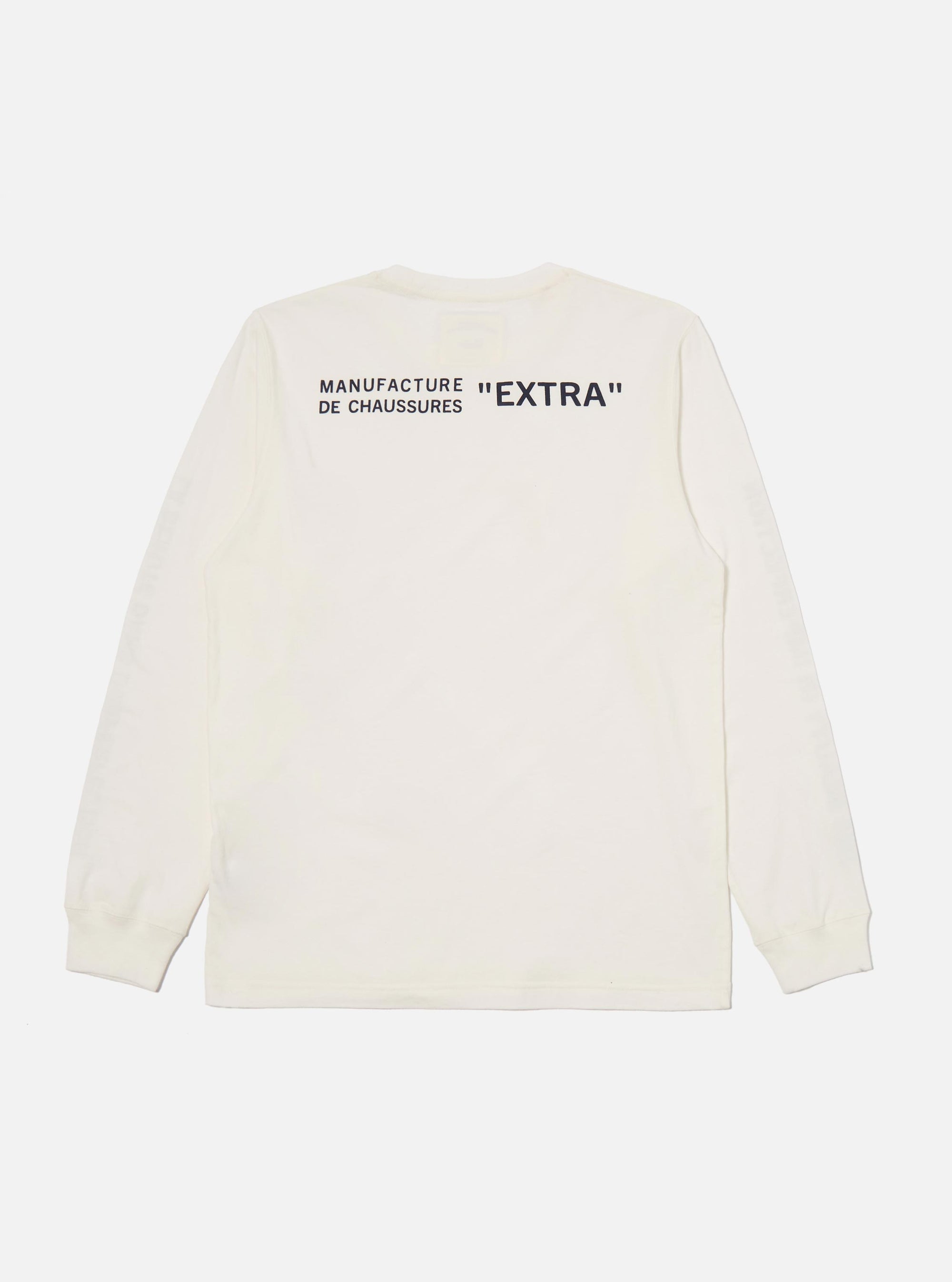 Paraboot x Universal Works Ecru Single Jersey Long Sleeve Tee