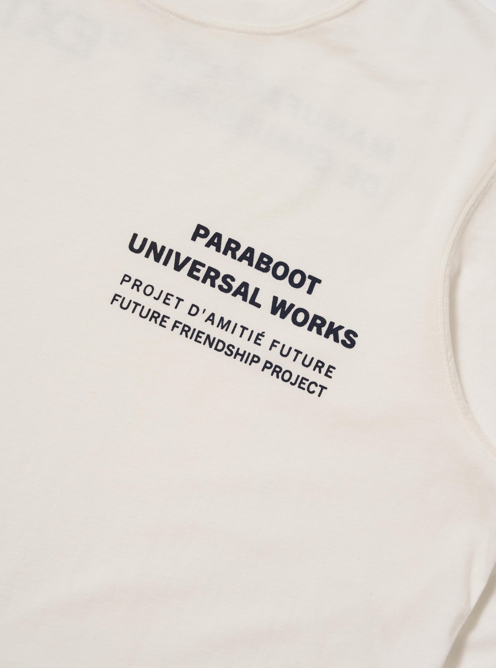 Paraboot x Universal Works Ecru Single Jersey Long Sleeve Tee
