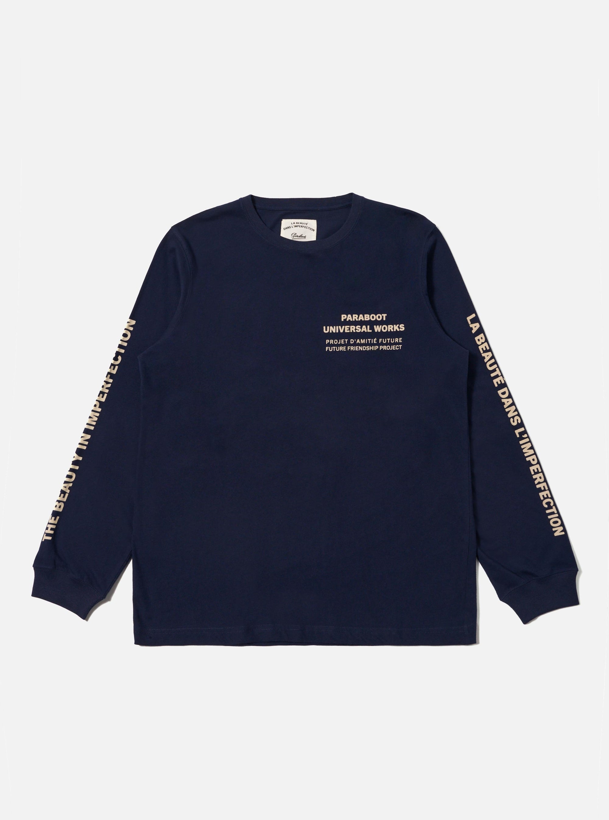 Paraboot x Universal Works Navy Single Jersey Long Sleeve Tee