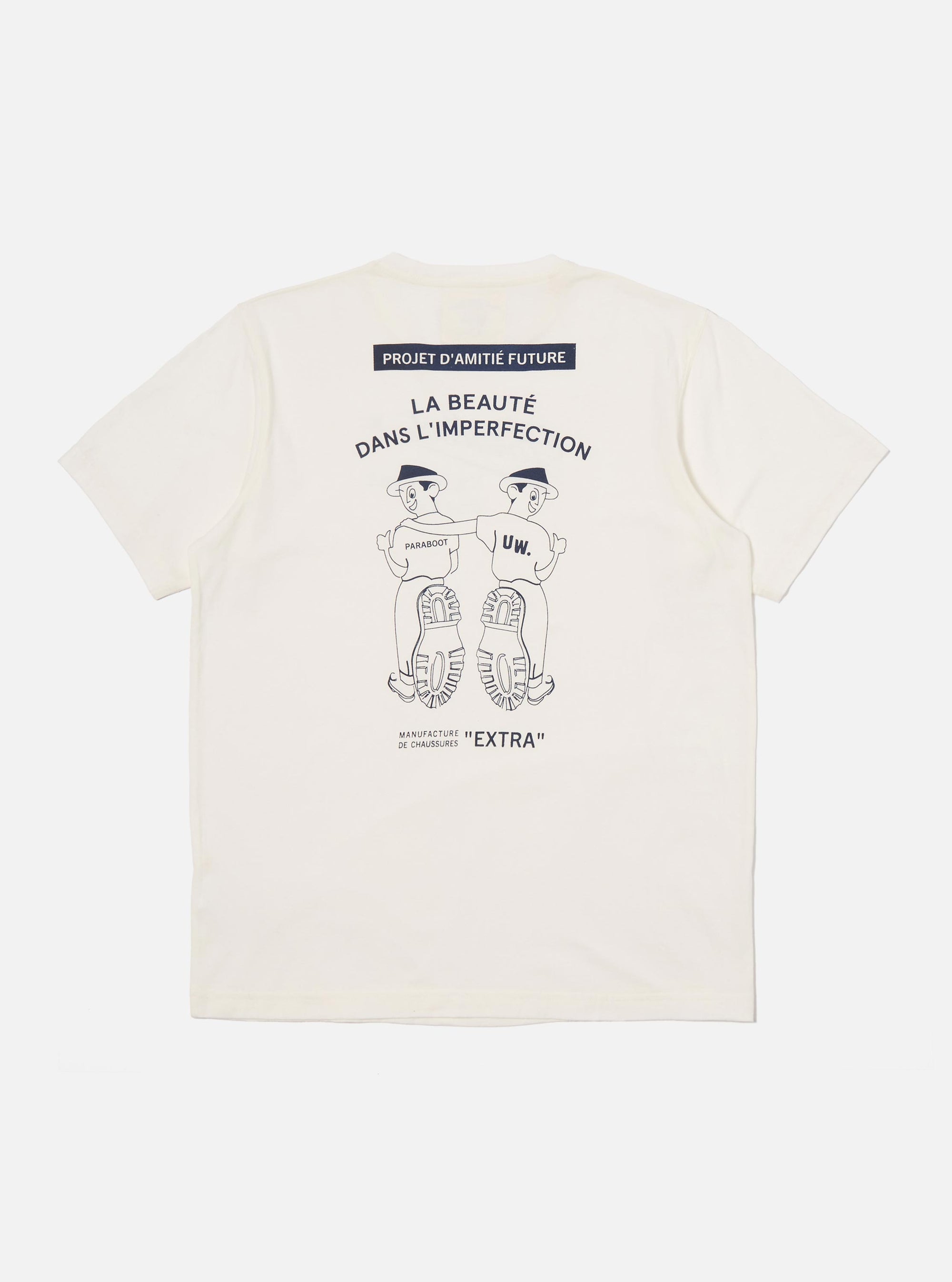 Paraboot x Universal Works Ecru Single Jersey Short Sleeve Tee