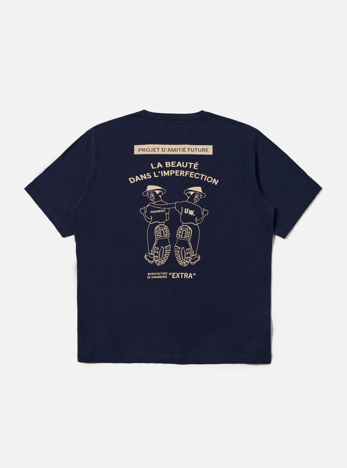 Paraboot x Universal Works Navy Single Jersey Short Sleeve Tee