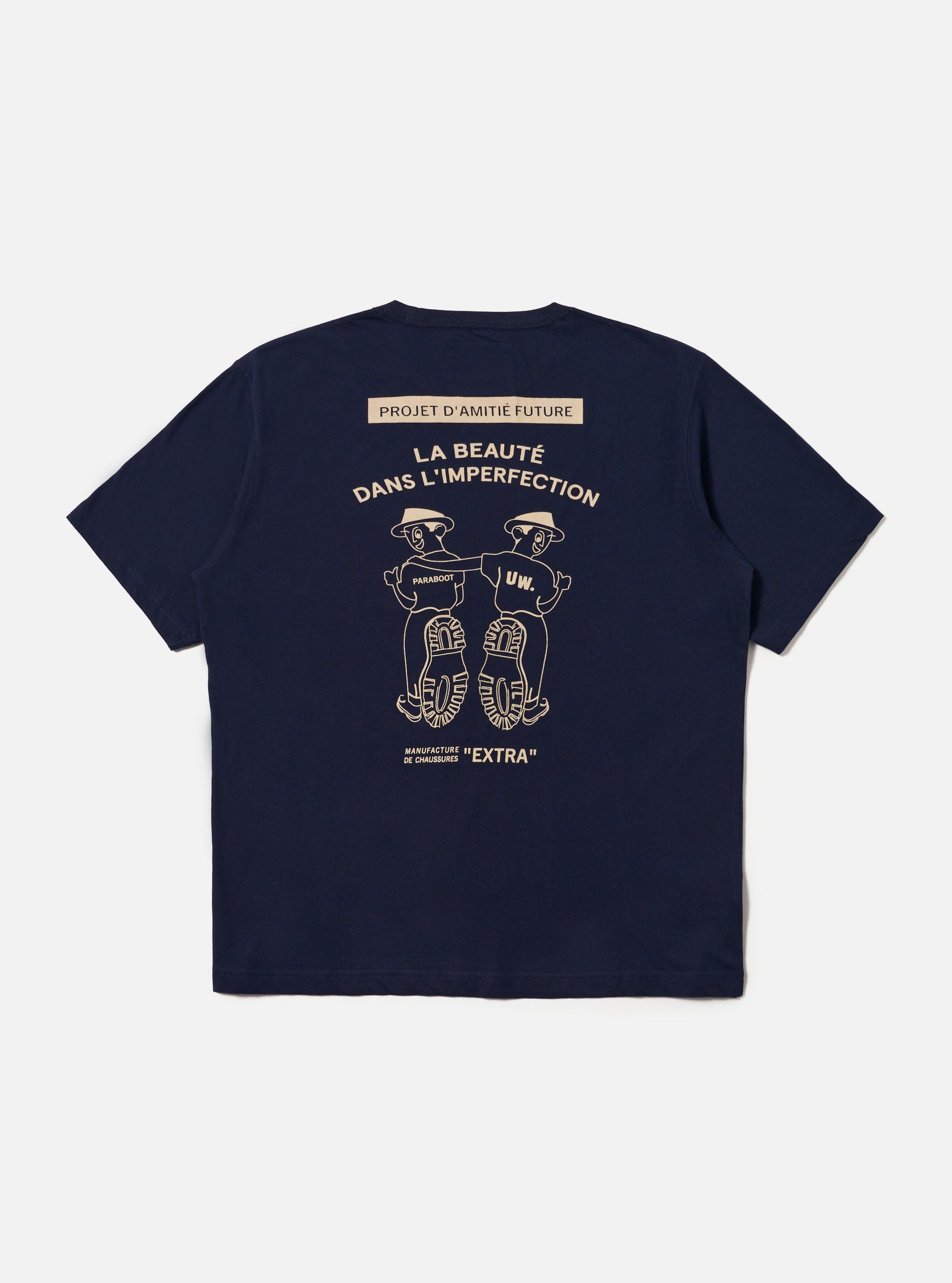 Paraboot x Universal Works Navy Single Jersey Short Sleeve Tee