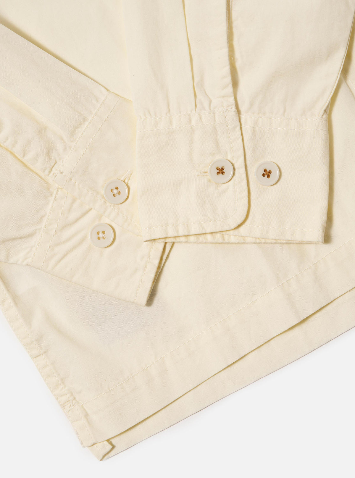 Topologie x Universal Works Ecru Broadcloth Utility Shirt