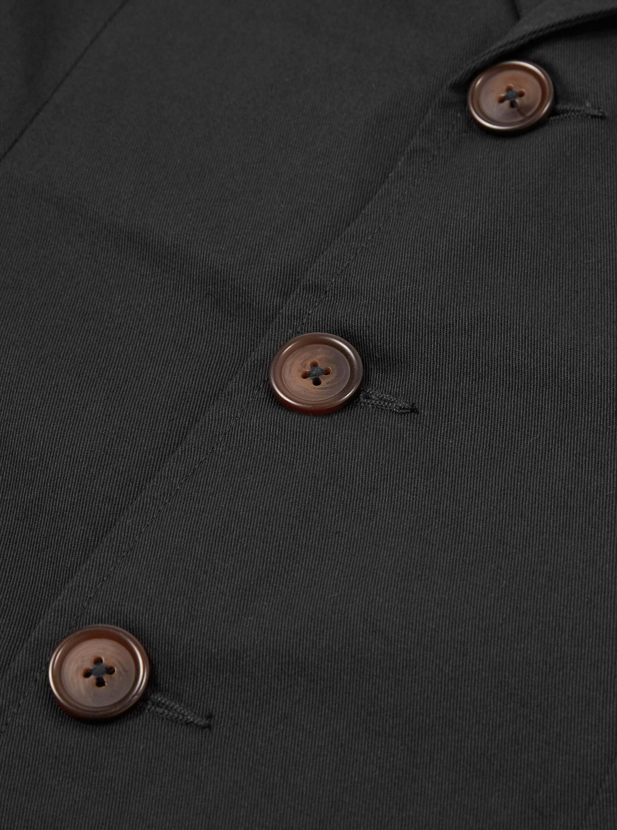 Black Twill London Jacket