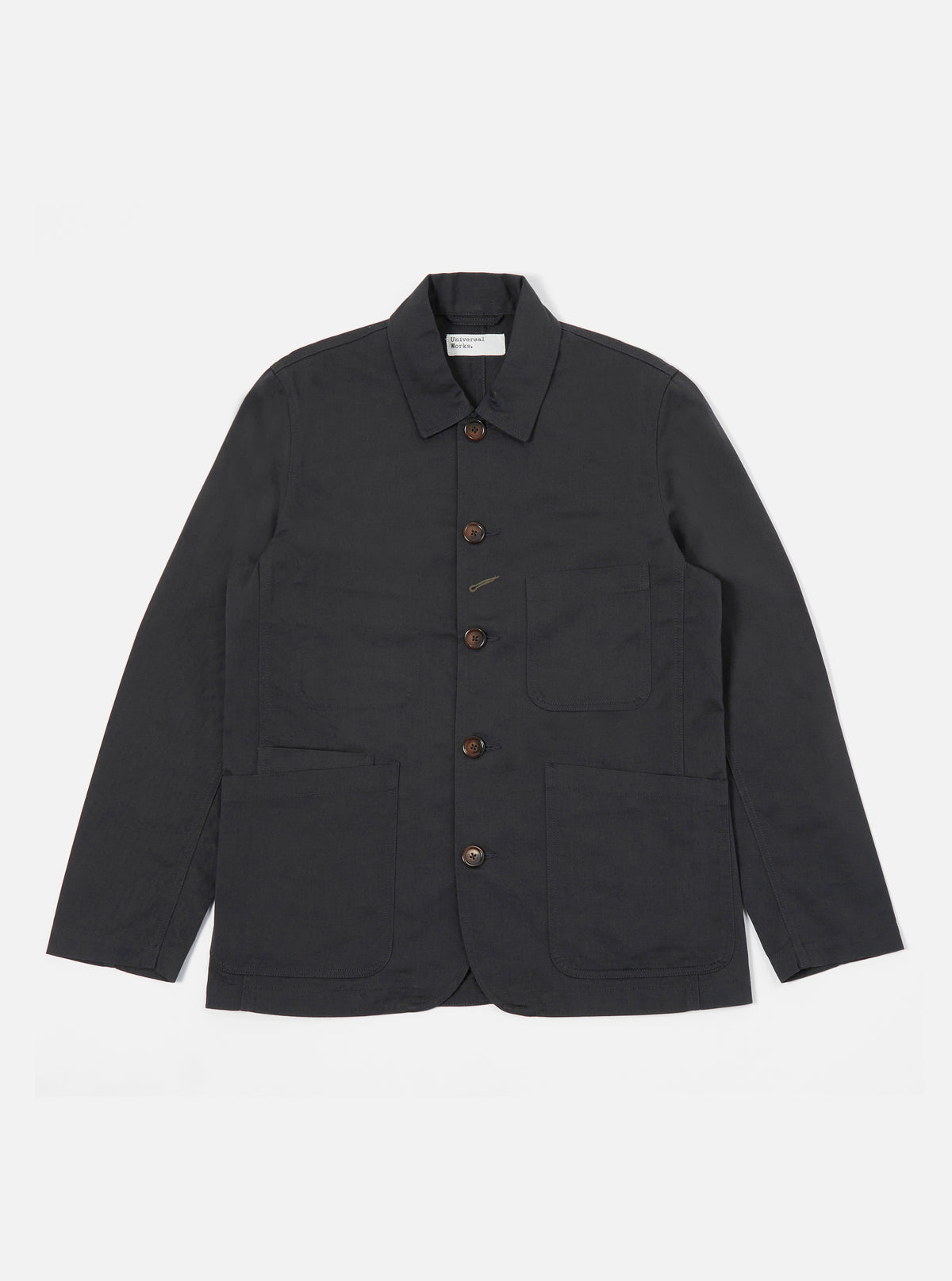Black Twill Bakers Jacket