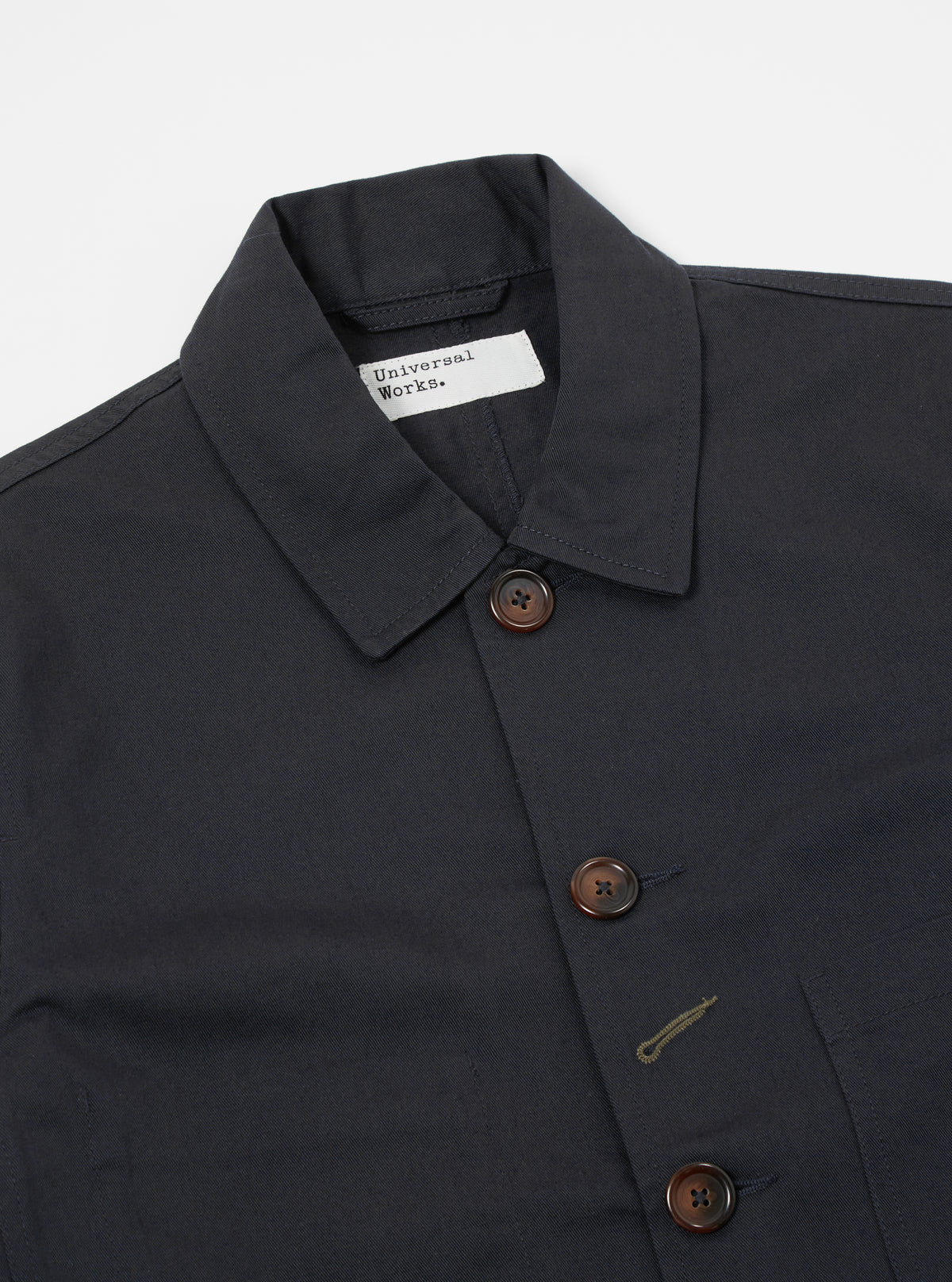 Black Twill Bakers Jacket