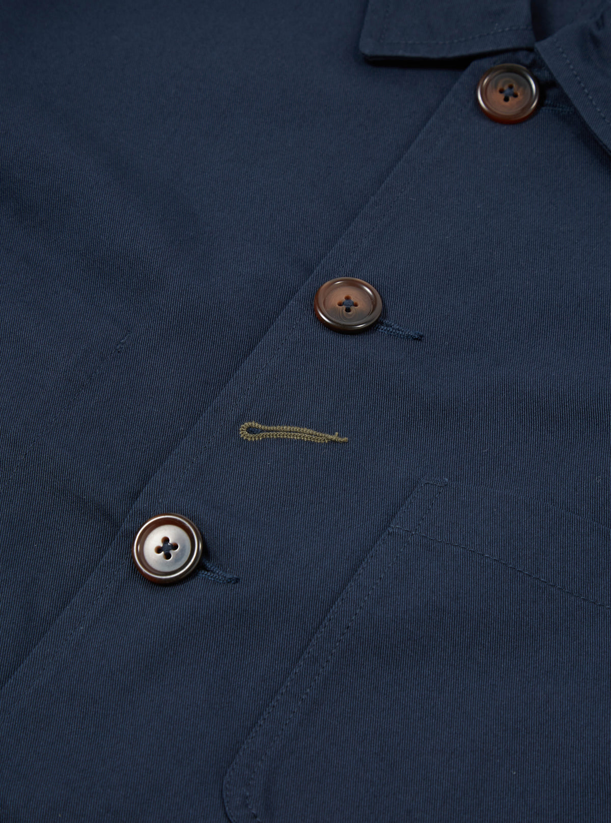 Navy Twill Bakers Jacket