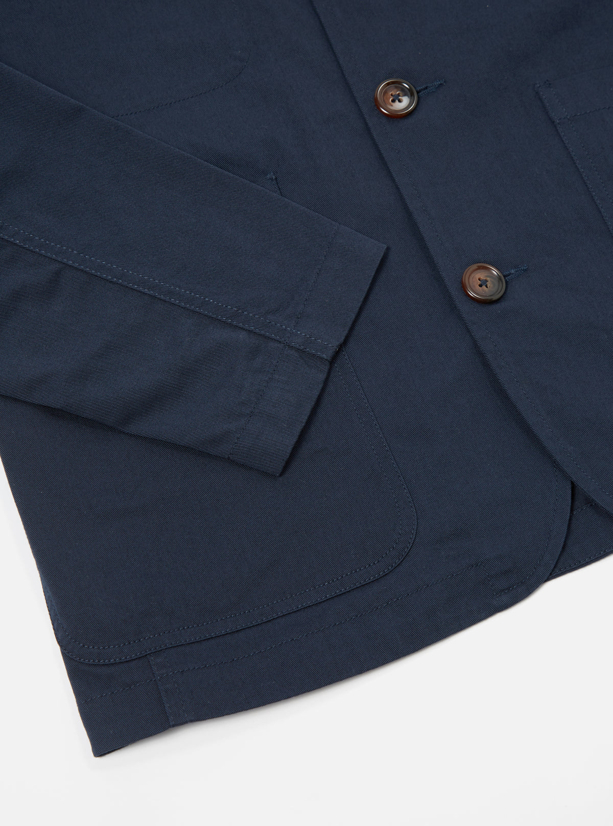Navy Twill Bakers Jacket