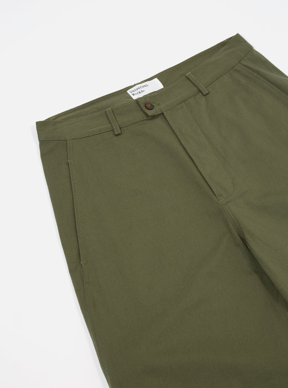 Light Olive Twill Curved Pant