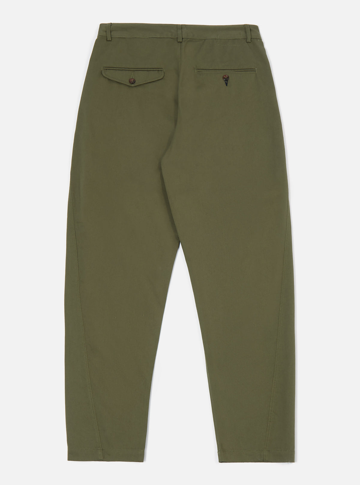 Light Olive Twill Curved Pant