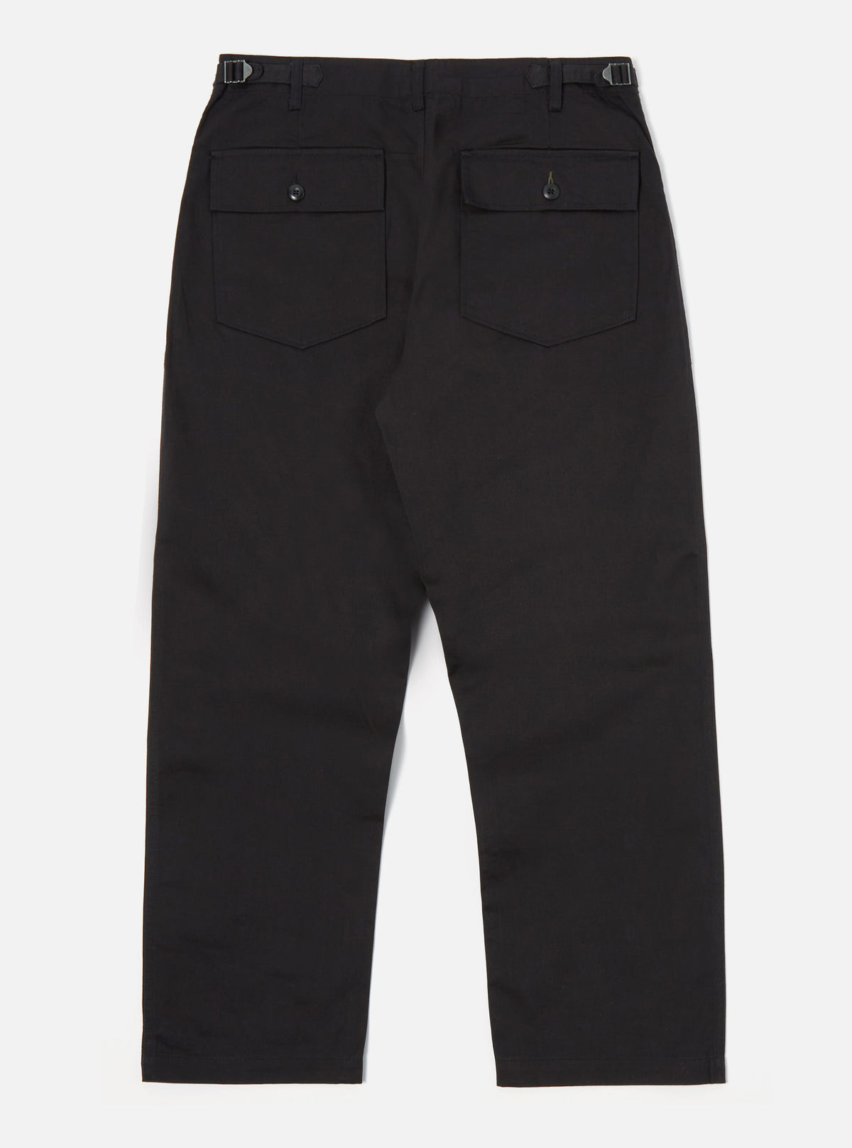 Black Twill Fatigue Pant (Undarted)