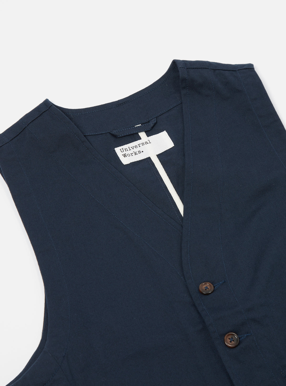 Navy Twill Field Waistcoat