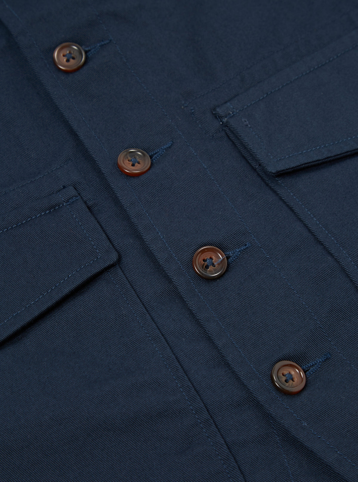 Navy Twill Field Waistcoat