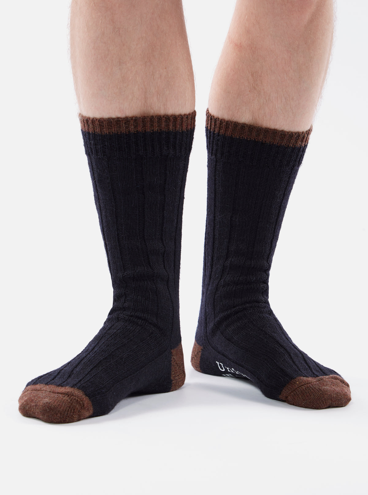 Navy Wool Hike Sock