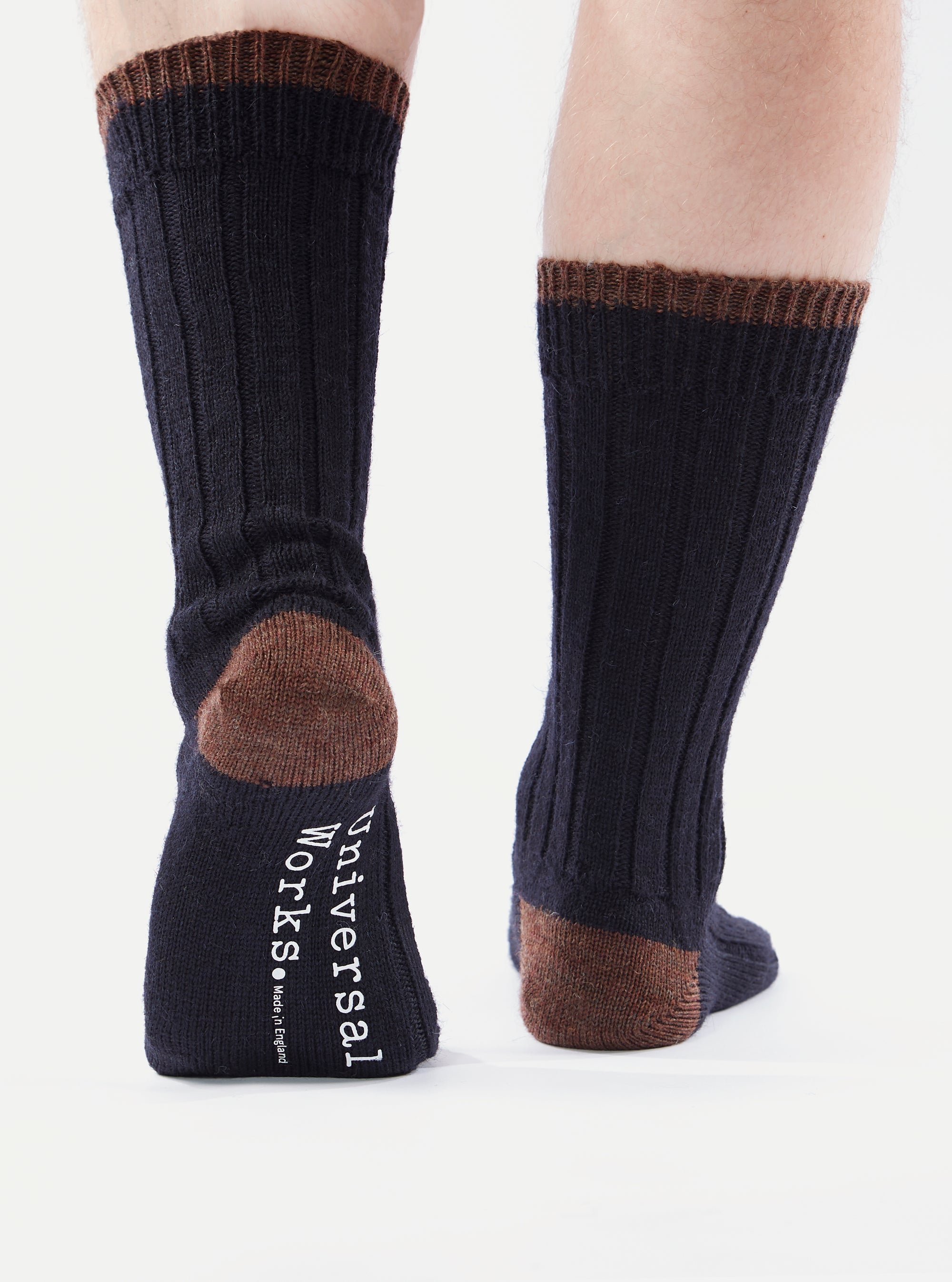 Navy Wool Hike Sock