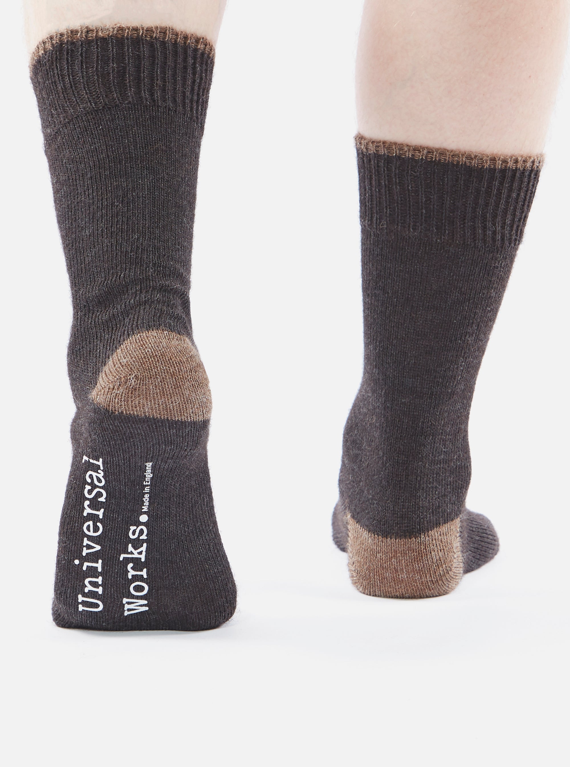 Charcoal Alpaca Wool Alpaca Sock