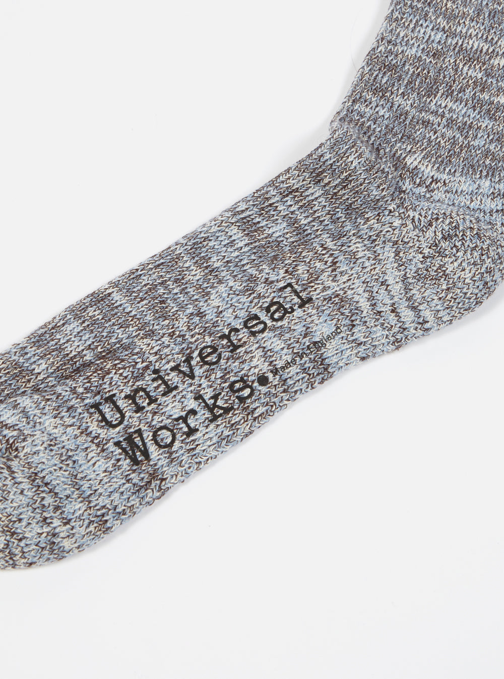 Cornish Blue Cotton Everyday Stripe Sock