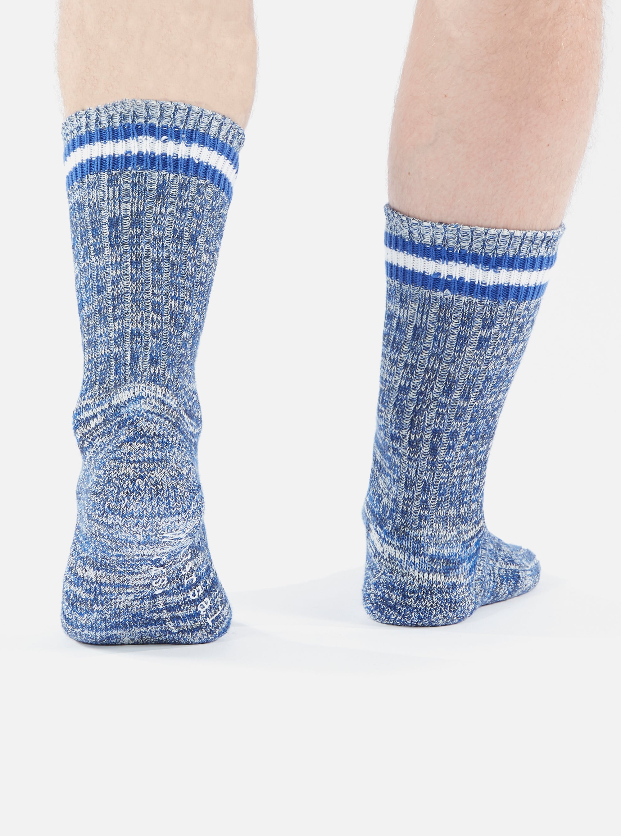 Navy Cotton Everyday Stripe Sock