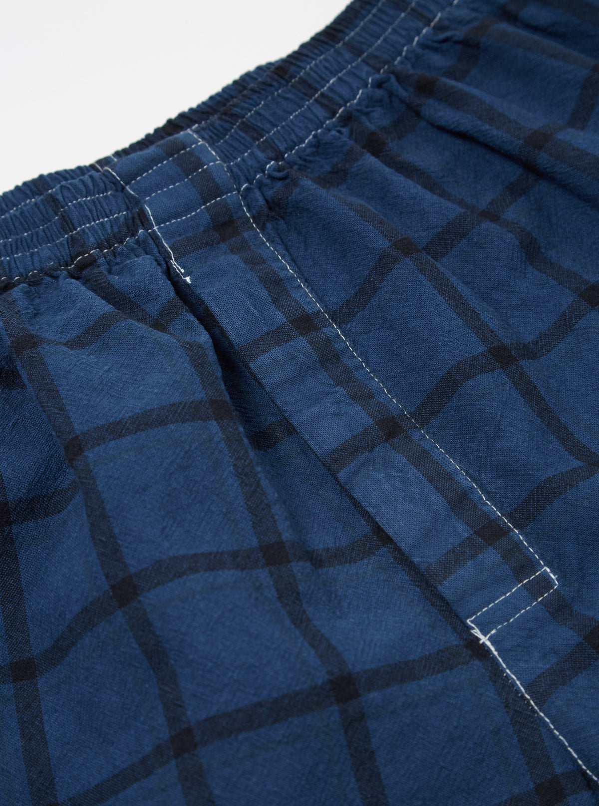 Blue Check Boxer Short