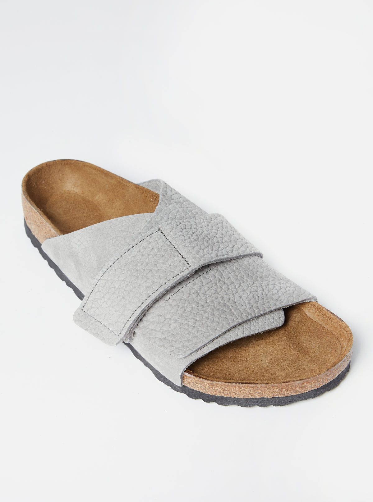 Whale Grey Nubuck Leather Birkenstock Kyoto