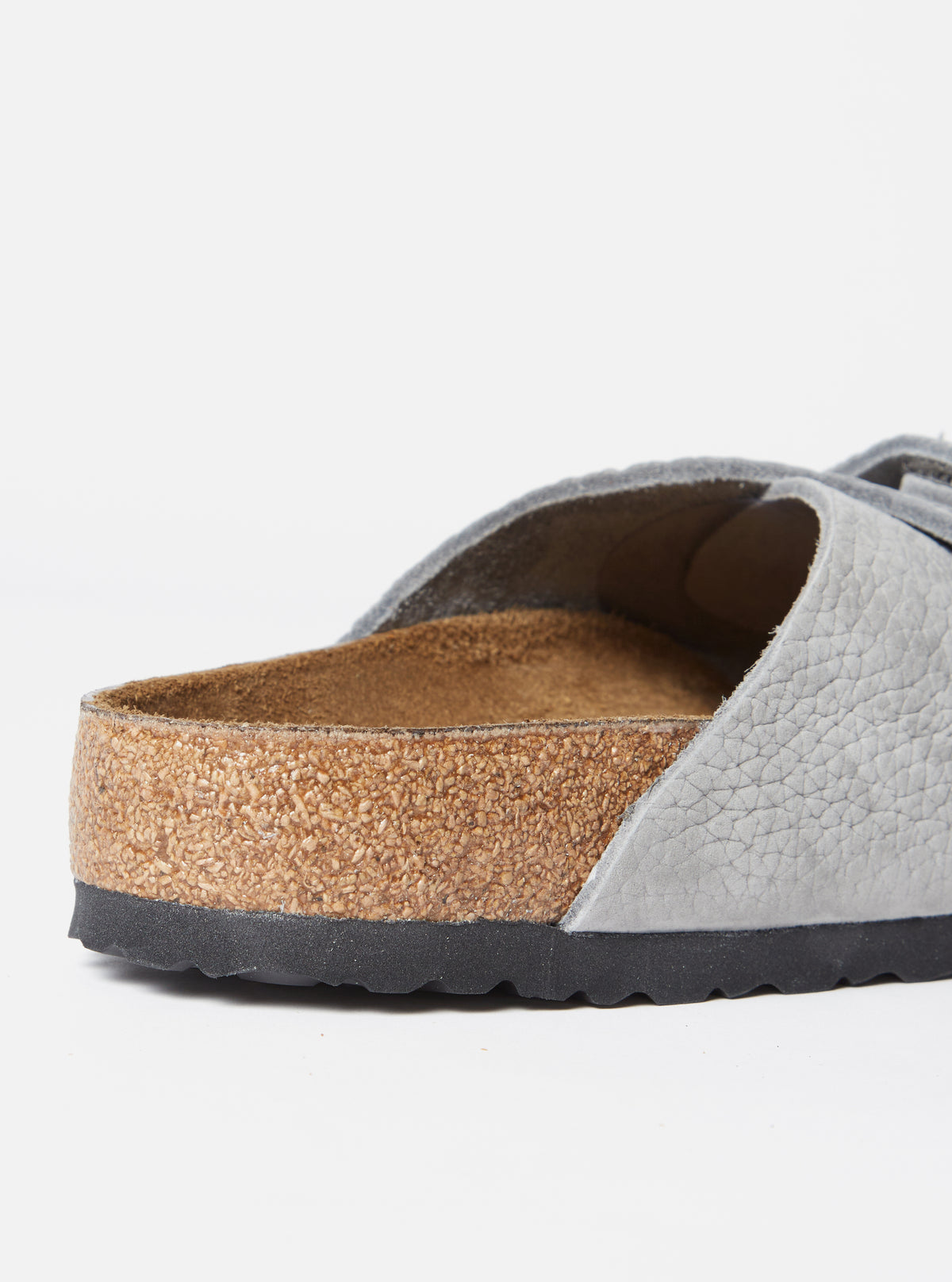 Whale Grey Nubuck Leather Birkenstock Kyoto