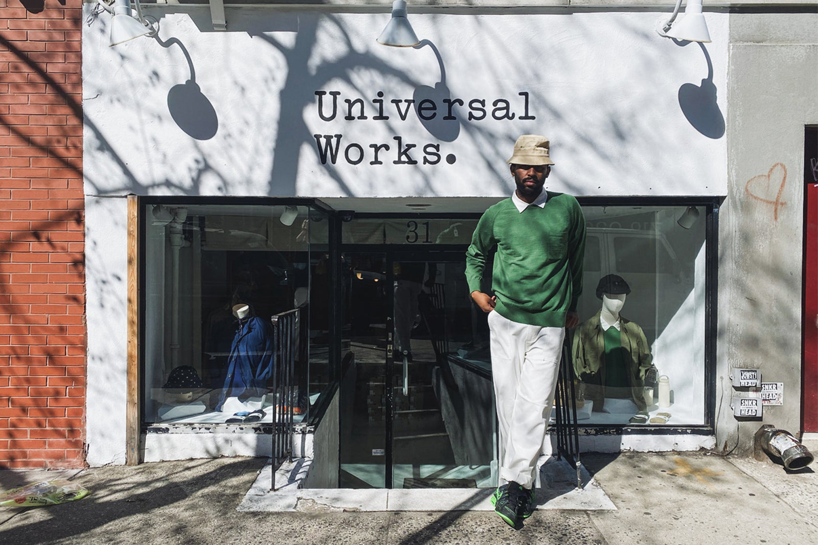 New York City pop up Universal Works Store Front