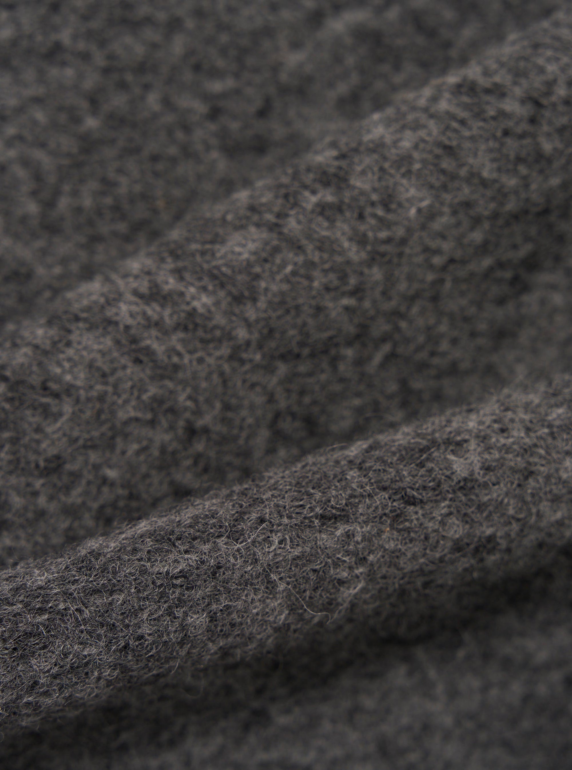 Grey Marl Wool Fleece Zip Waistcoat