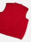 Scarlet Wool Fleece Zip Waistcoat