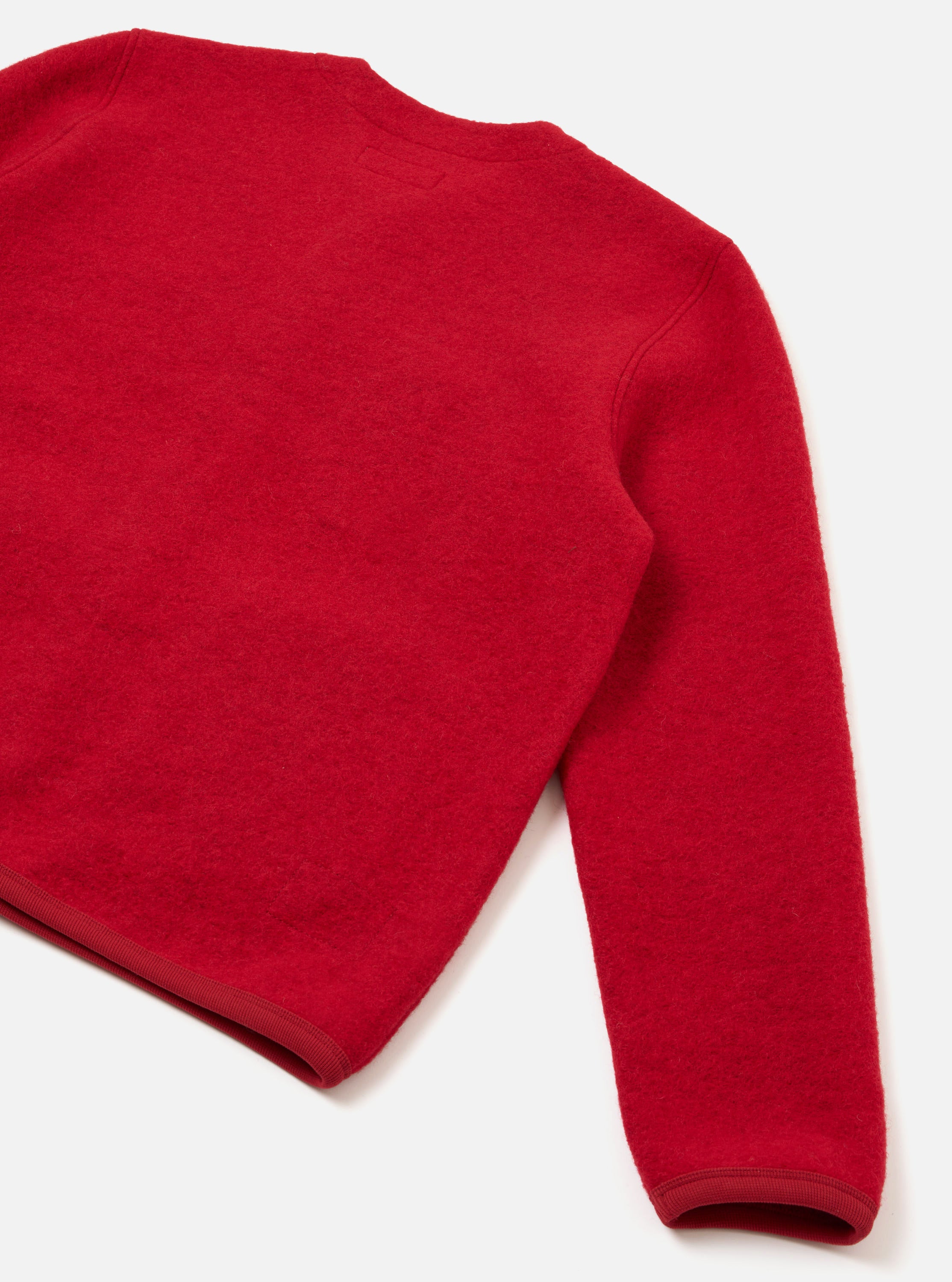 Men's Scarlet Wool Fleece Cardigan – Universal Works