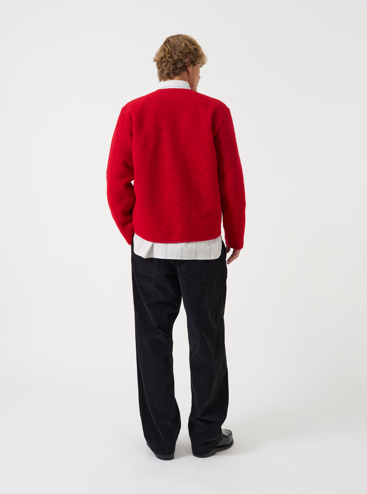 Scarlet Wool Fleece Zip Liner Jacket