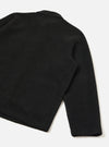 Black Wool Fleece Field Jacket