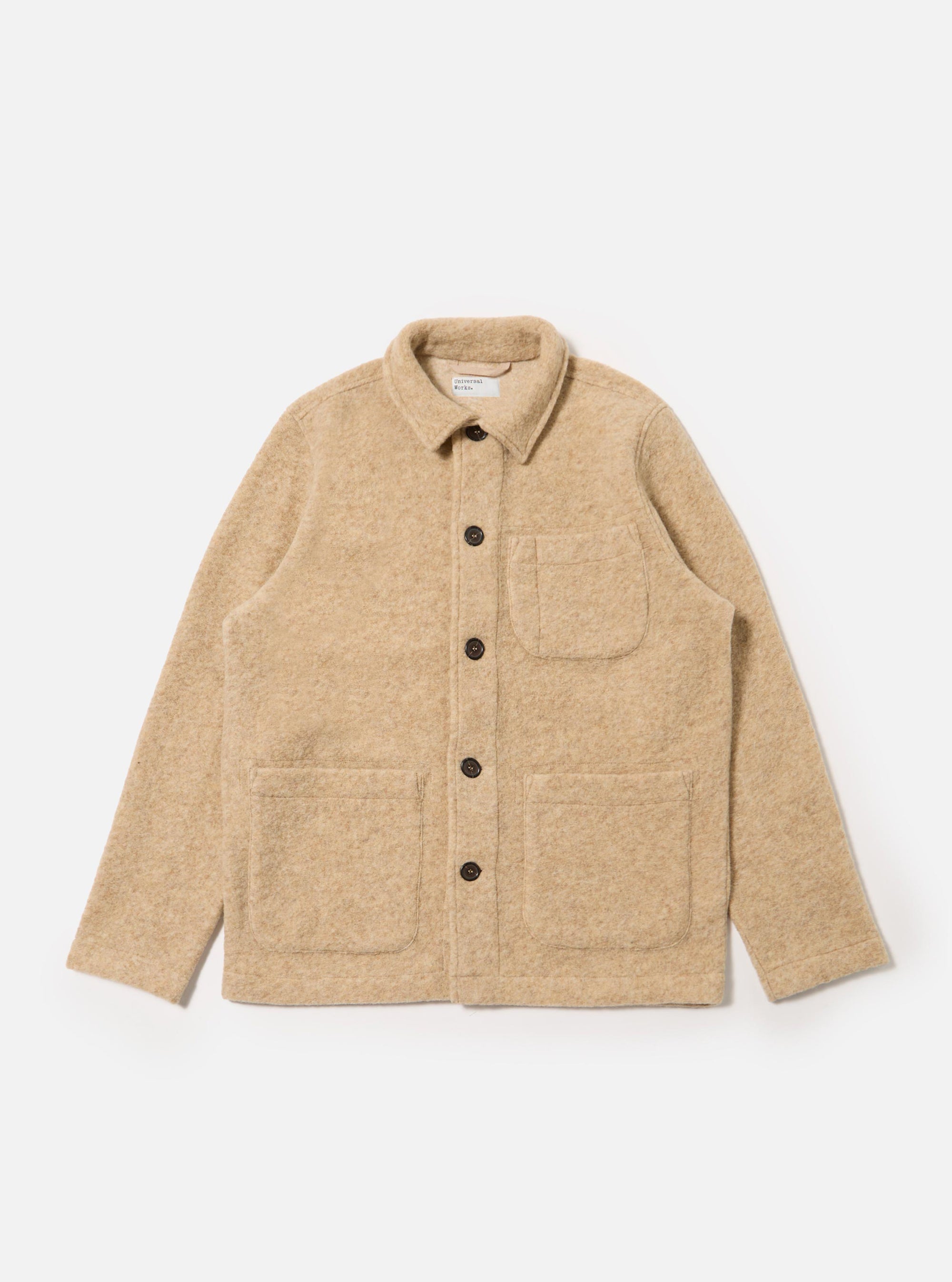 Fawn Wool Fleece Field Jacket