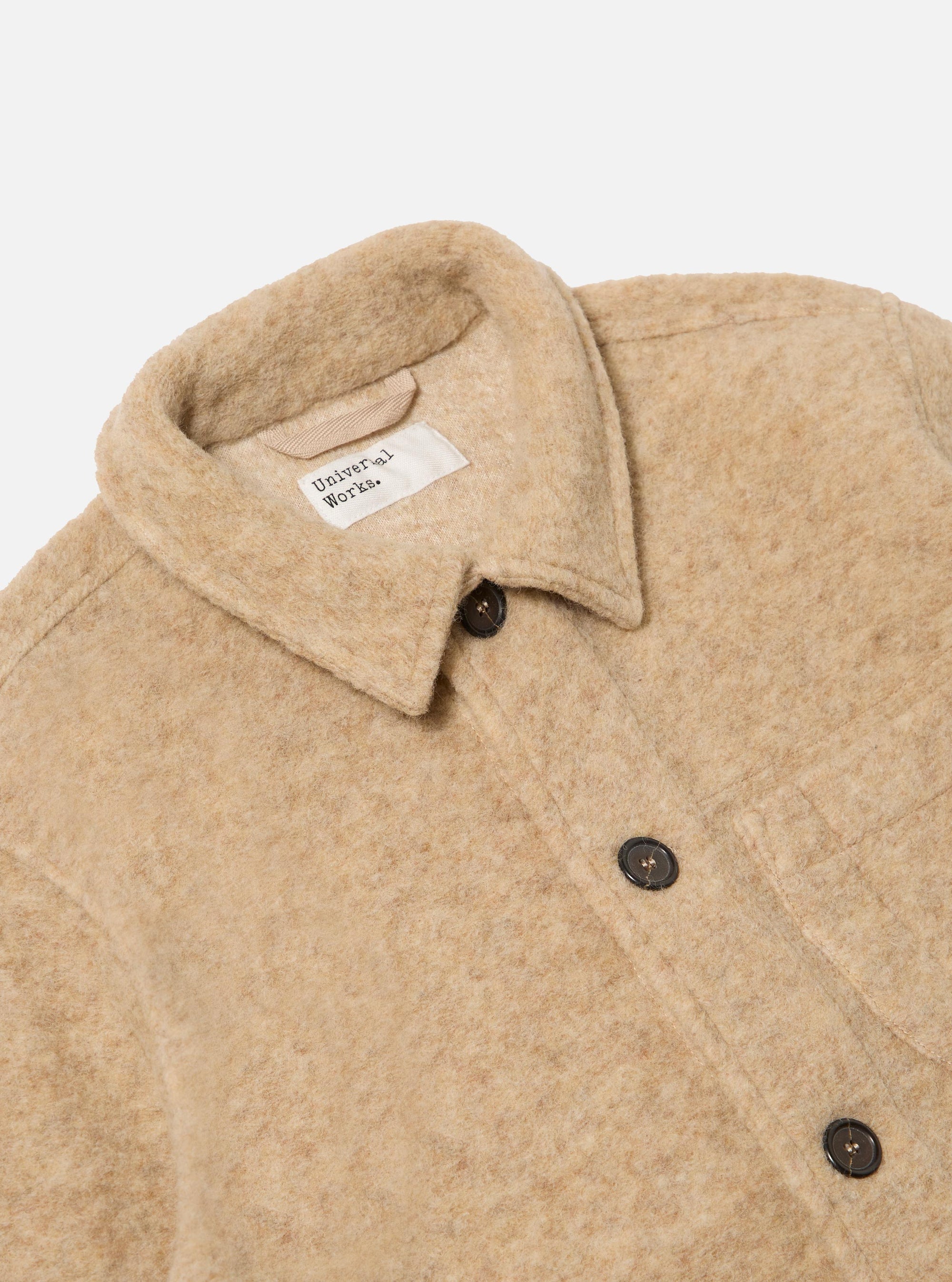 Fawn Wool Fleece Field Jacket