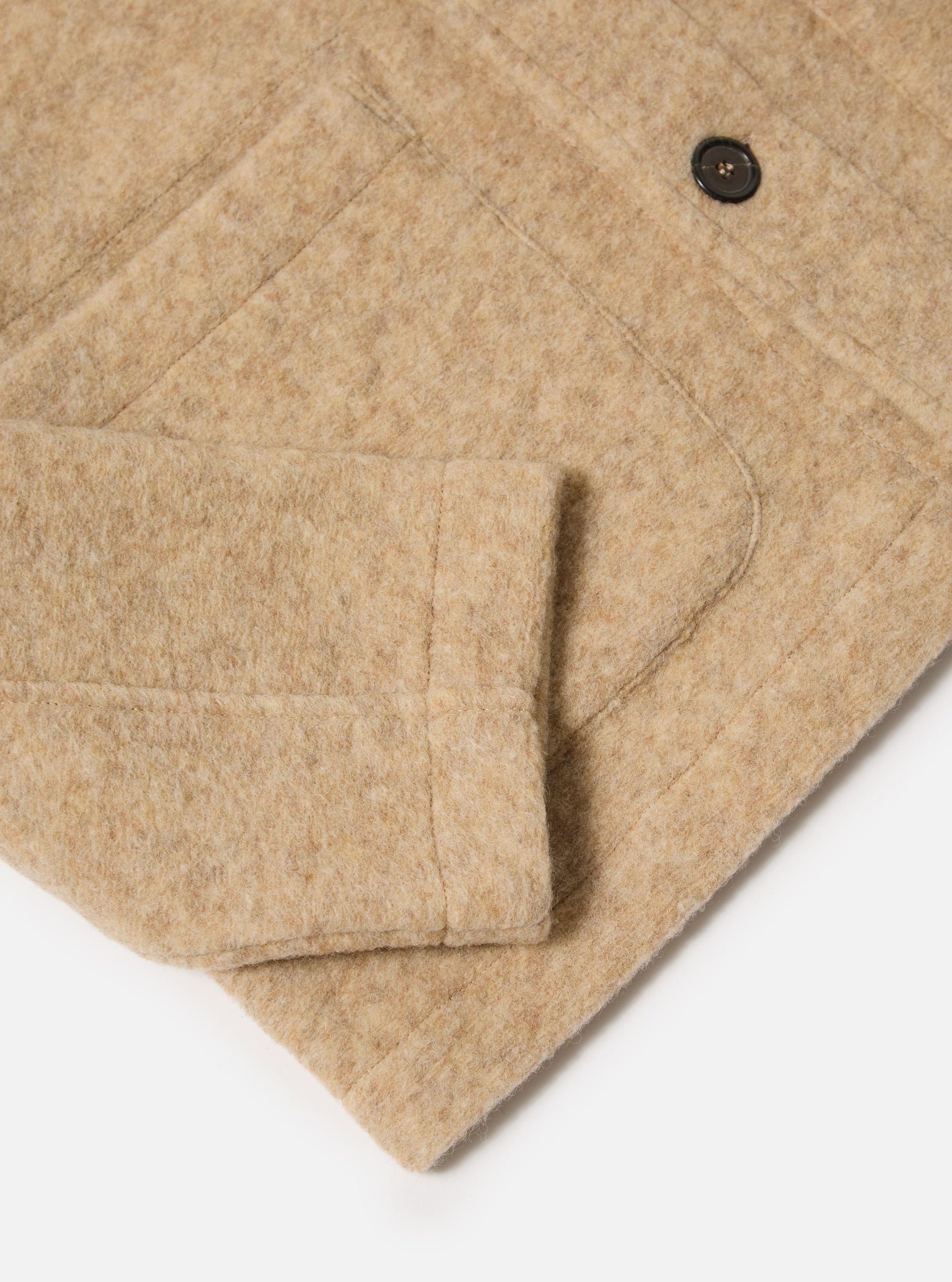 Fawn Wool Fleece Field Jacket