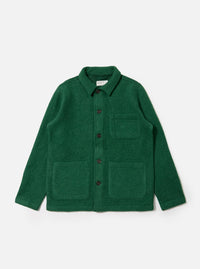 Green Wool Fleece Field Jacket