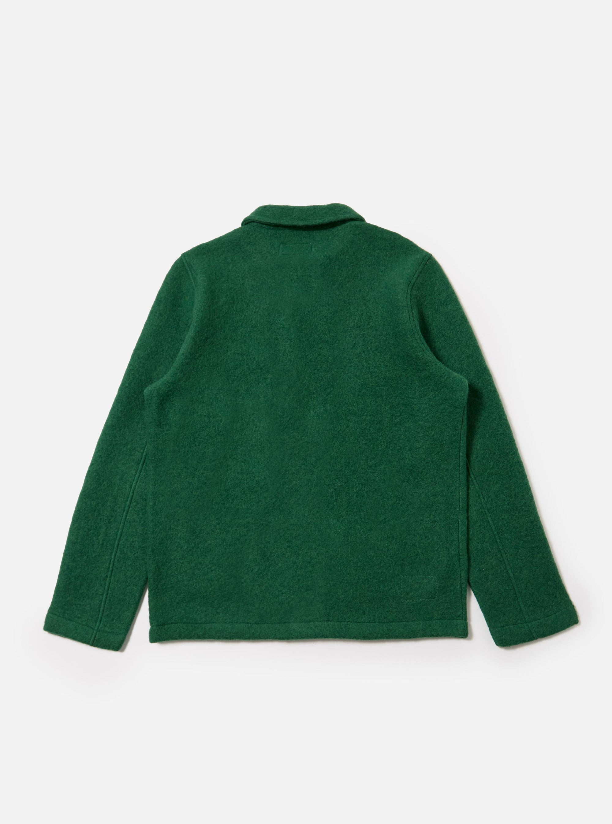 Green Wool Fleece Field Jacket