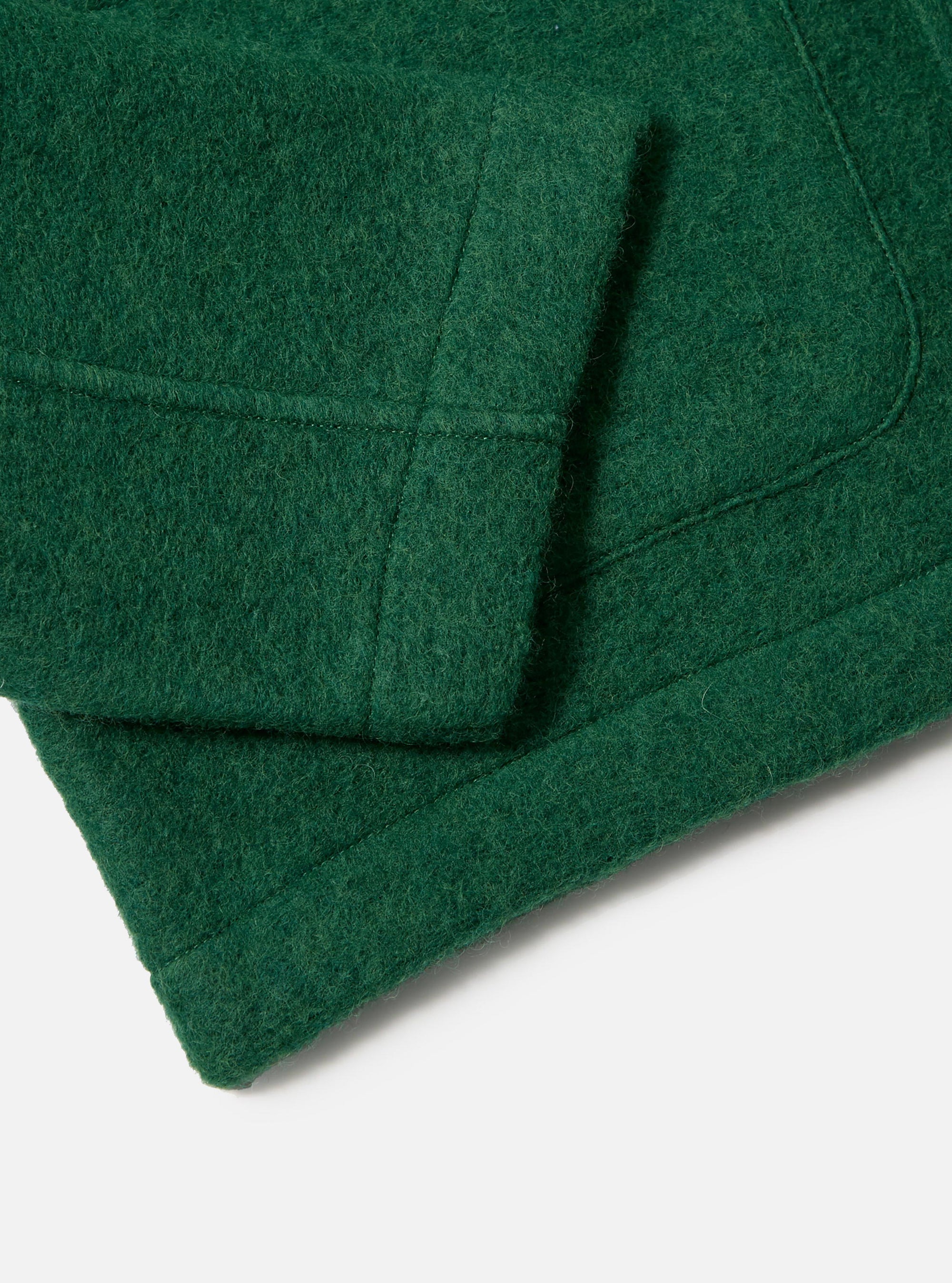 Green Wool Fleece Field Jacket