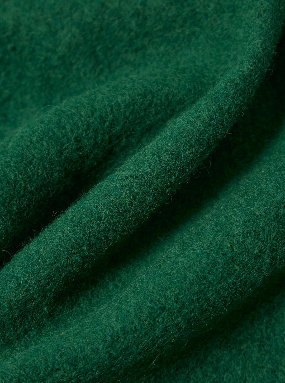 Green Wool Fleece Field Jacket
