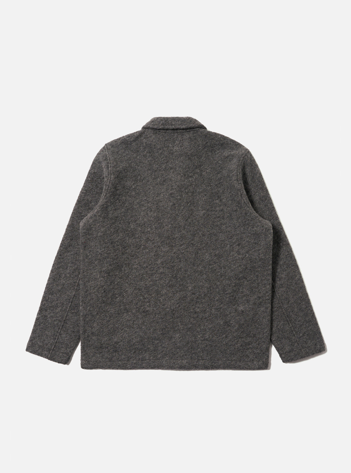 Grey Marl Wool Fleece Field Jacket