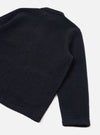 Navy Wool Fleece Field Jacket