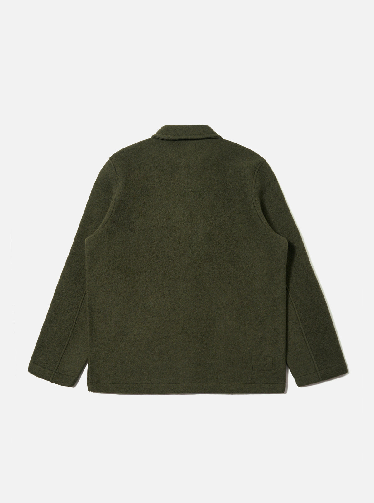 Olive Wool Fleece Field Jacket